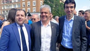 Andrea Serfogli chiude la campagna elettorale con Malvaldi, Delrio e Marcucci